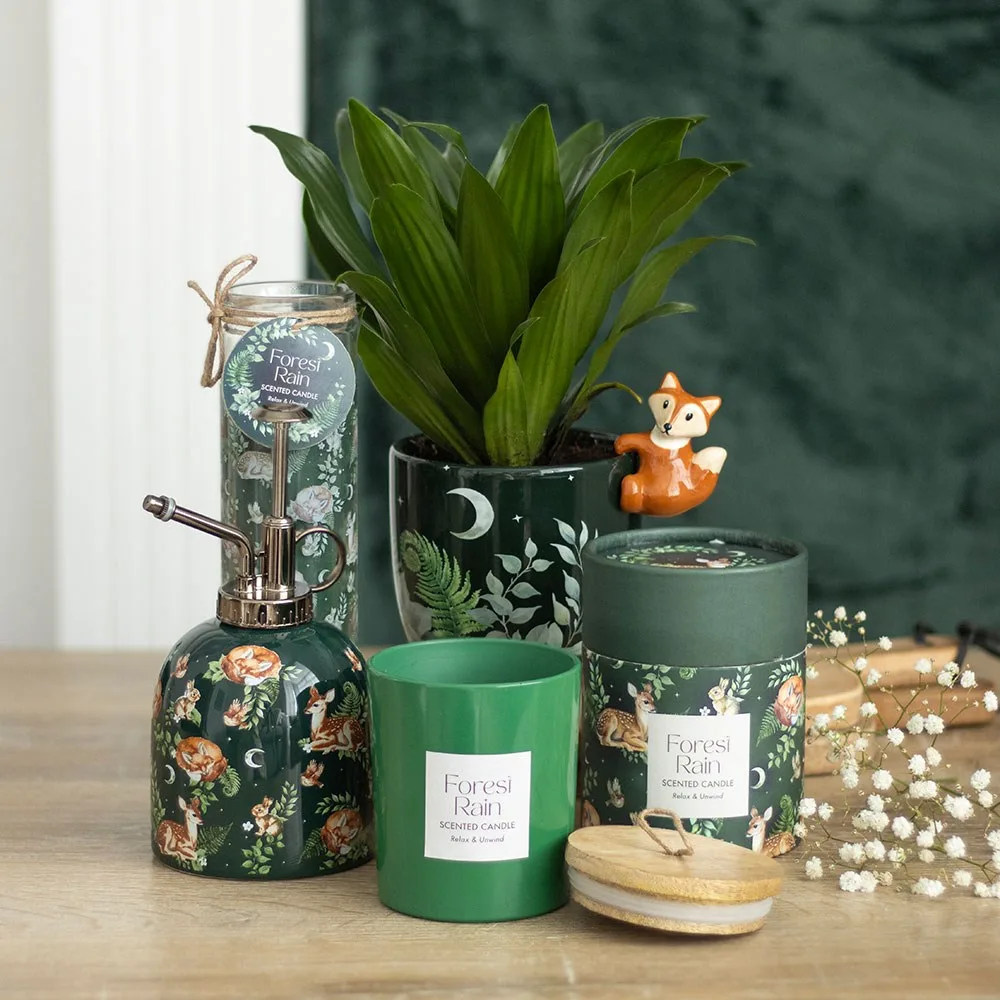 Fawn and Friends Forest Print Ceramic Plant Mister, photo 5 of 5