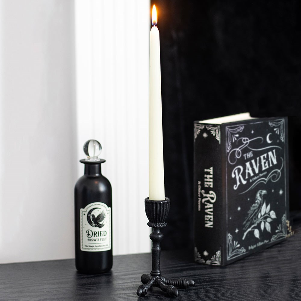 Raven Claw Taper Candle Holder Raven Claw Taper Candle Holder