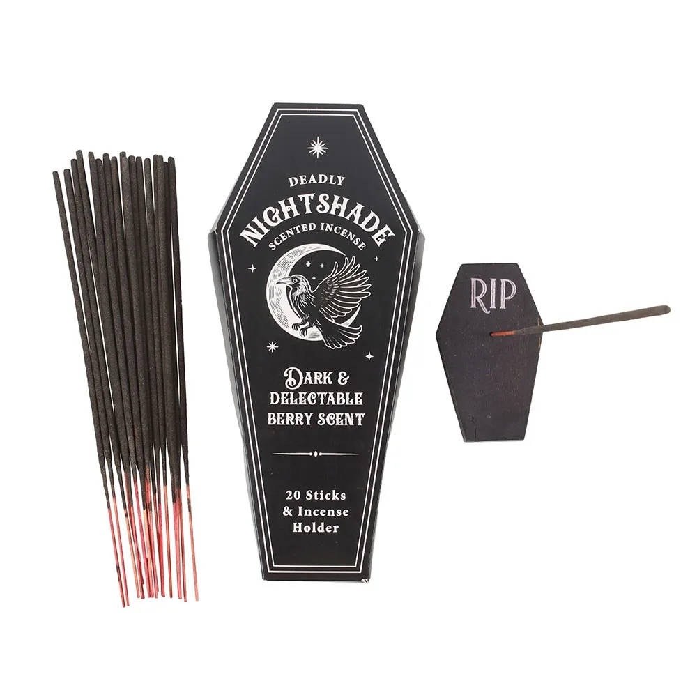Set of 18 Deadly Nightshade Incense Stick Gift Sets in Display - Image 3