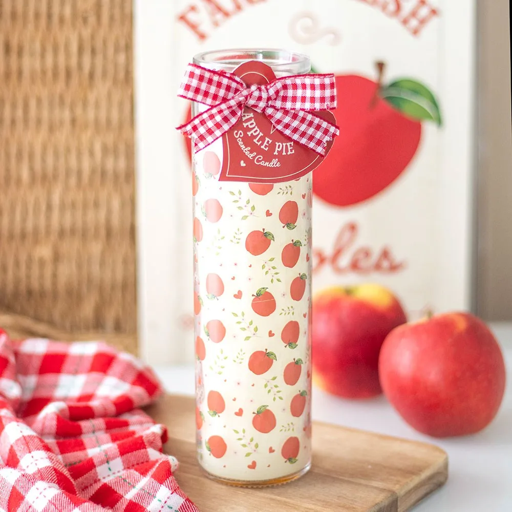 Apple Print Apple Pie Tube Candle Apple Print Apple Pie Tube Candle