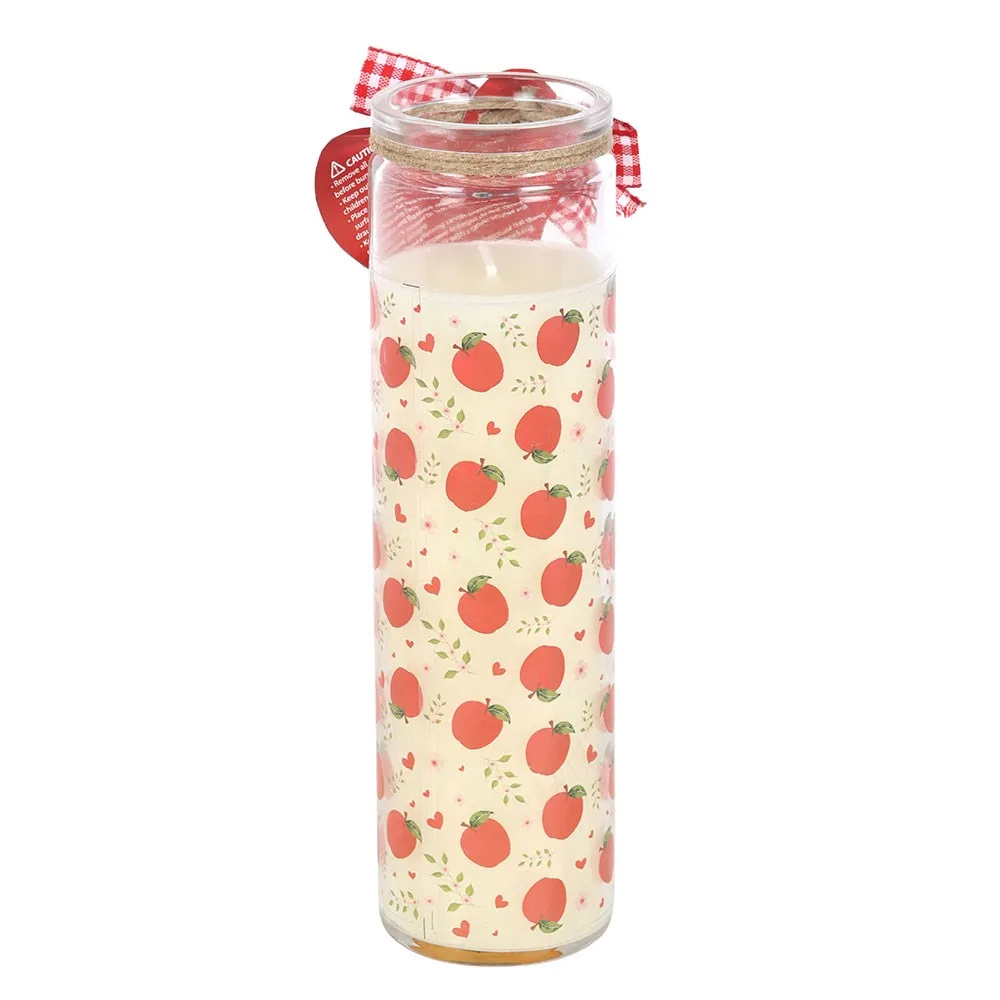 Apple Print Apple Pie Tube Candle, photo 3 of 5