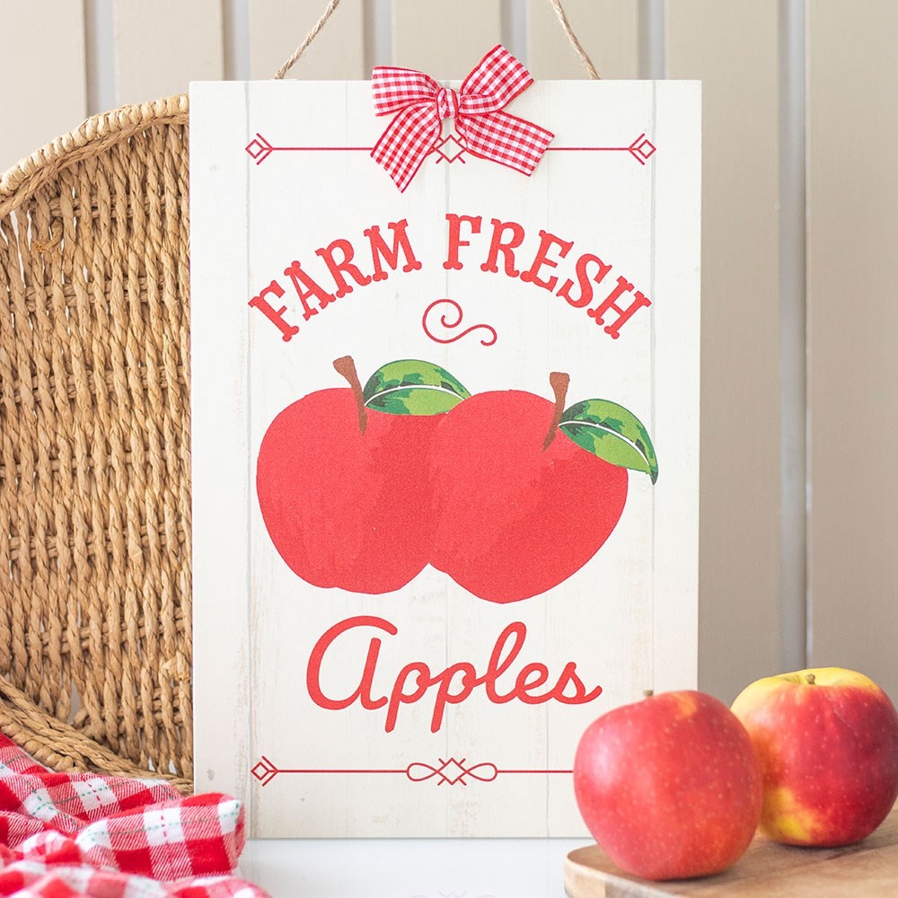 Farm Fresh Apples Hanging Sign Farm Fresh Apples Hanging Sign