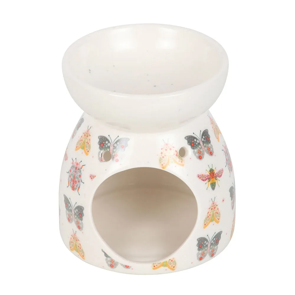 Floral Bug Print Oil Burner and Wax Warmer, photo 2 of 5