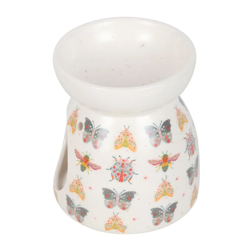 Floral Bug Print Oil Burner and Wax Warmer, photo 3 of 5