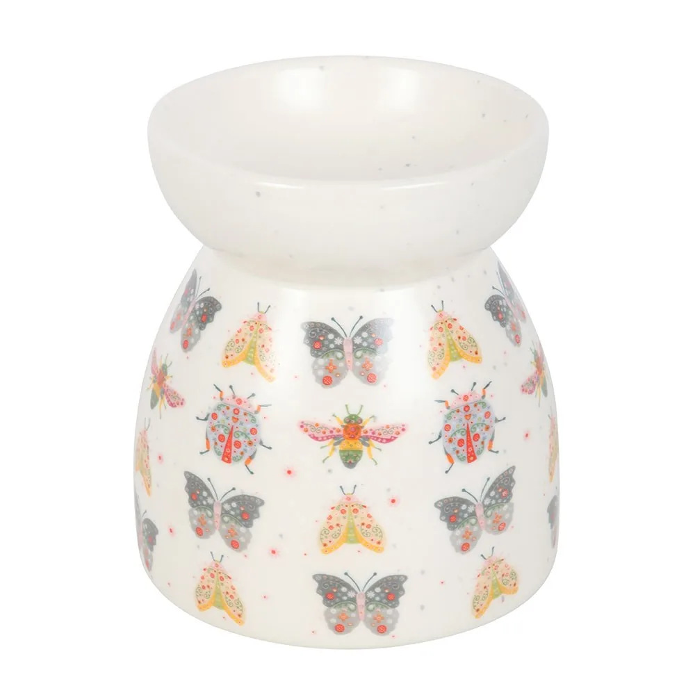 Floral Bug Print Oil Burner and Wax Warmer, photo 4 of 5
