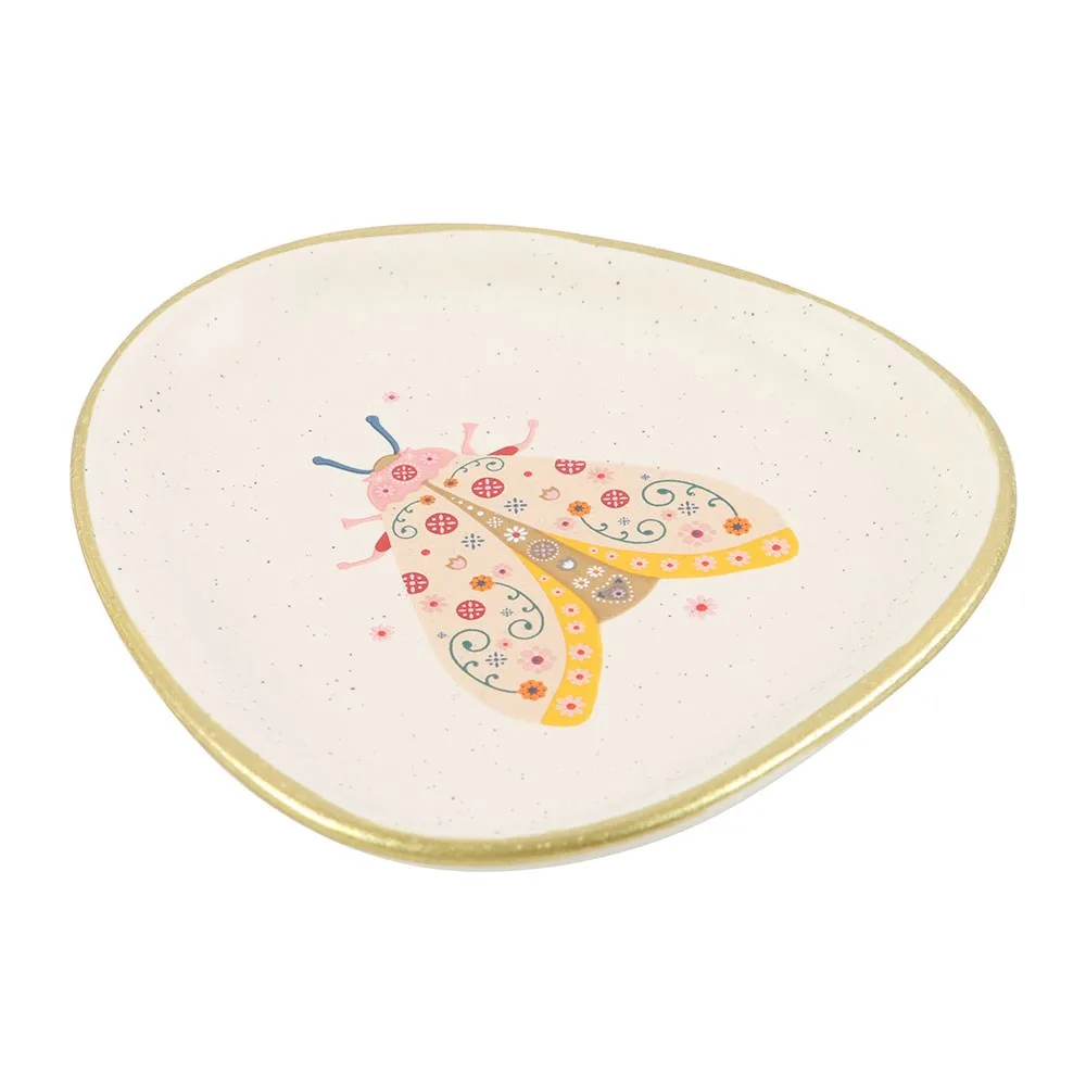 Floral Moth Trinket Dish - Image 3