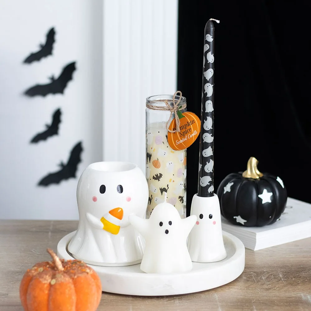 Candy Corn Ghost Oil Burner and Wax Warmer, photo 5 of 5