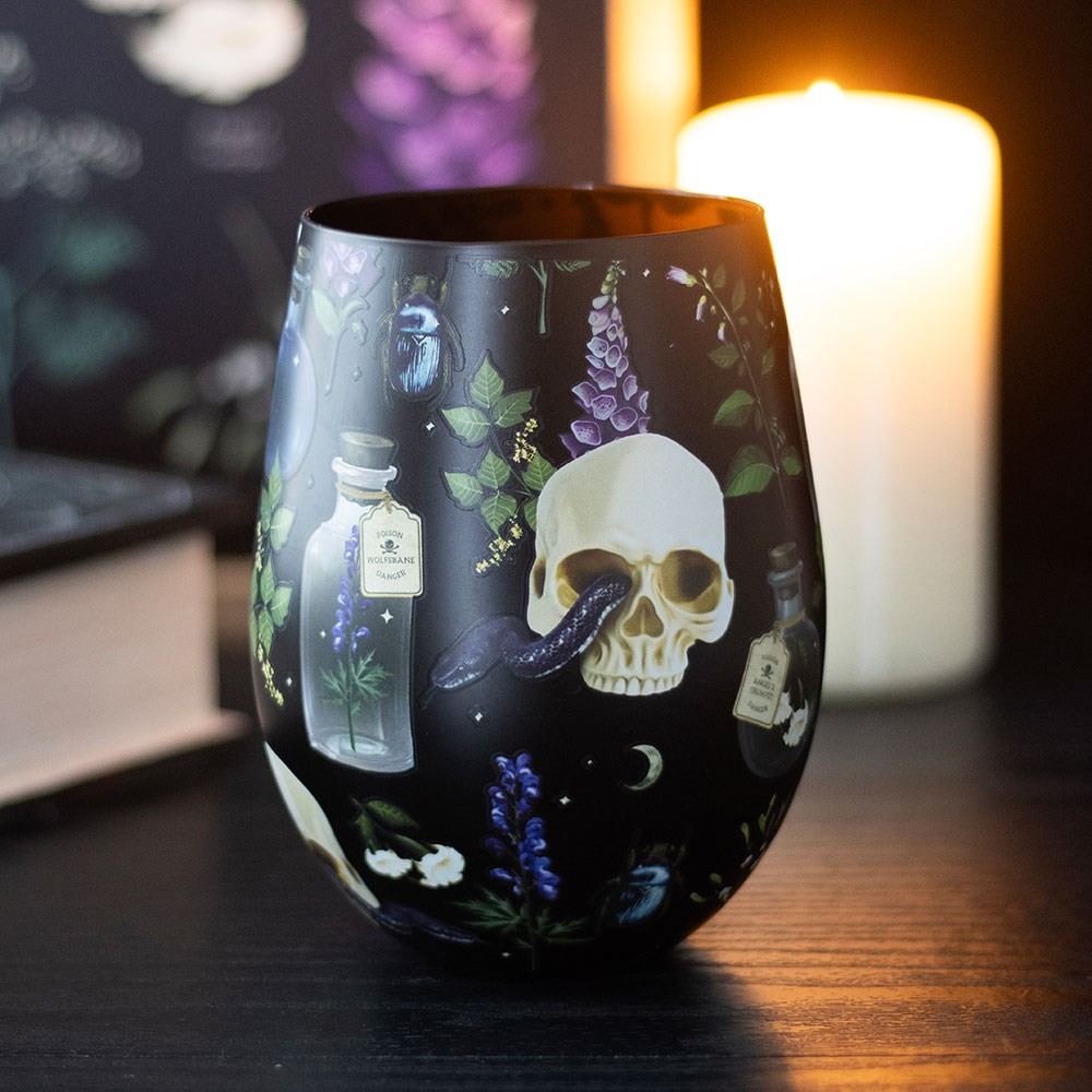Venom & Vines Print Stemless Glass Venom & Vines Print Stemless Glass