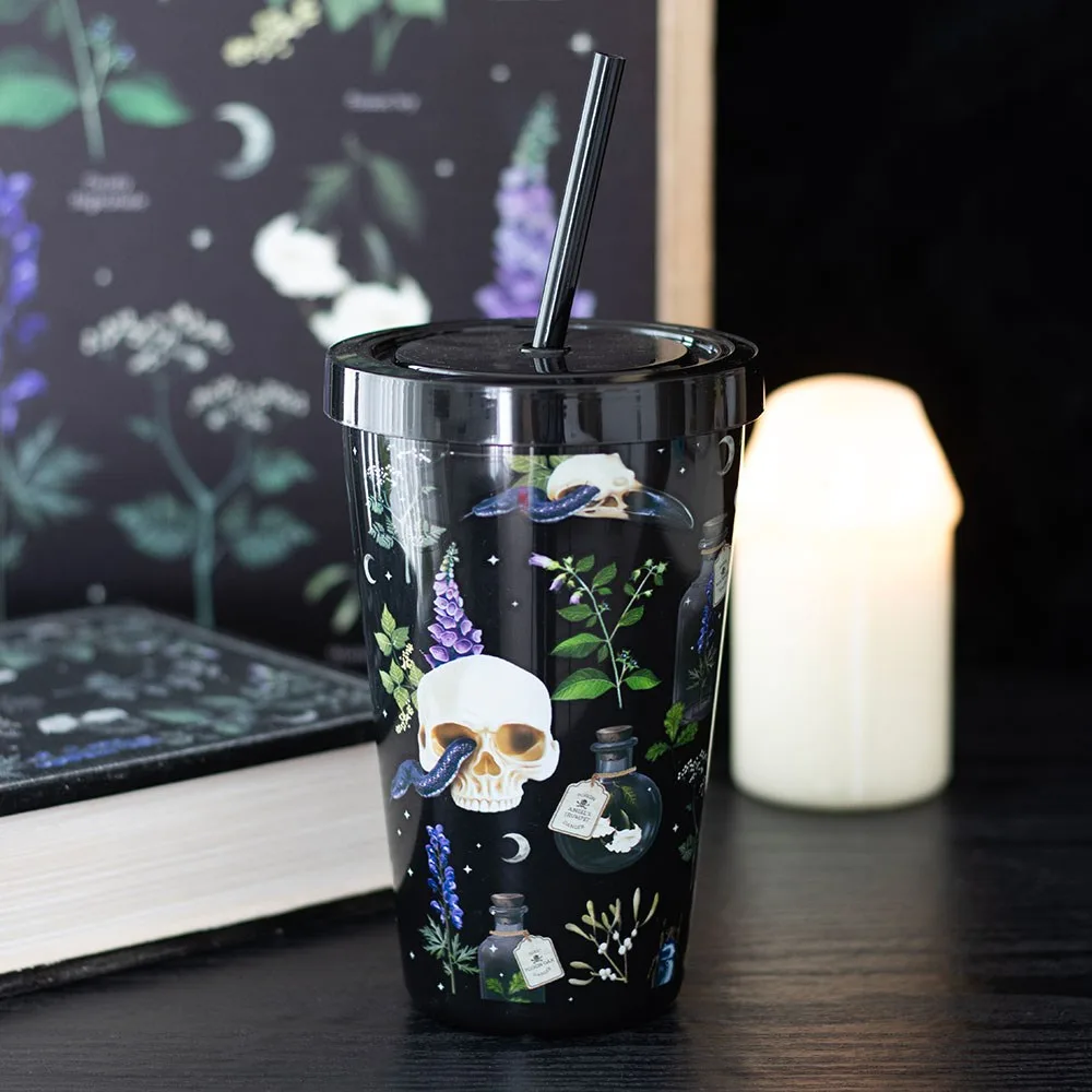 Venom & Vines Print Tumbler with Straw Venom & Vines Print Tumbler with Straw