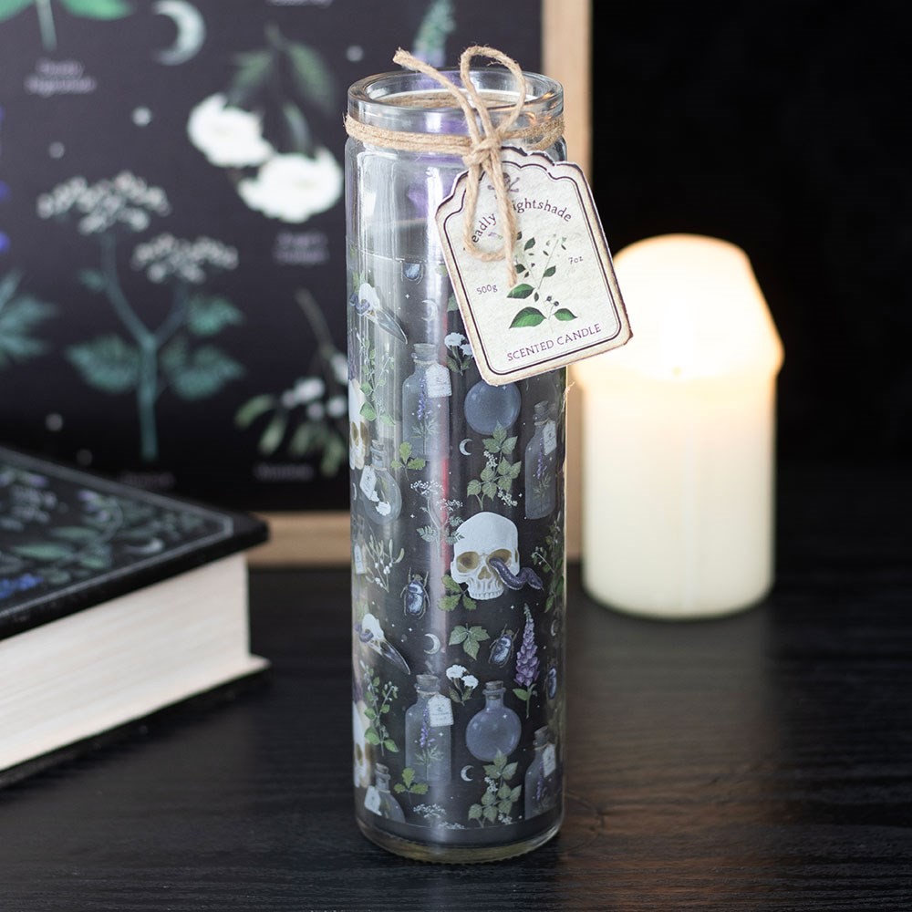 Poisonous Plants Deadly Nightshade Tube Candle Poisonous Plants Deadly Nightshade Tube Candle