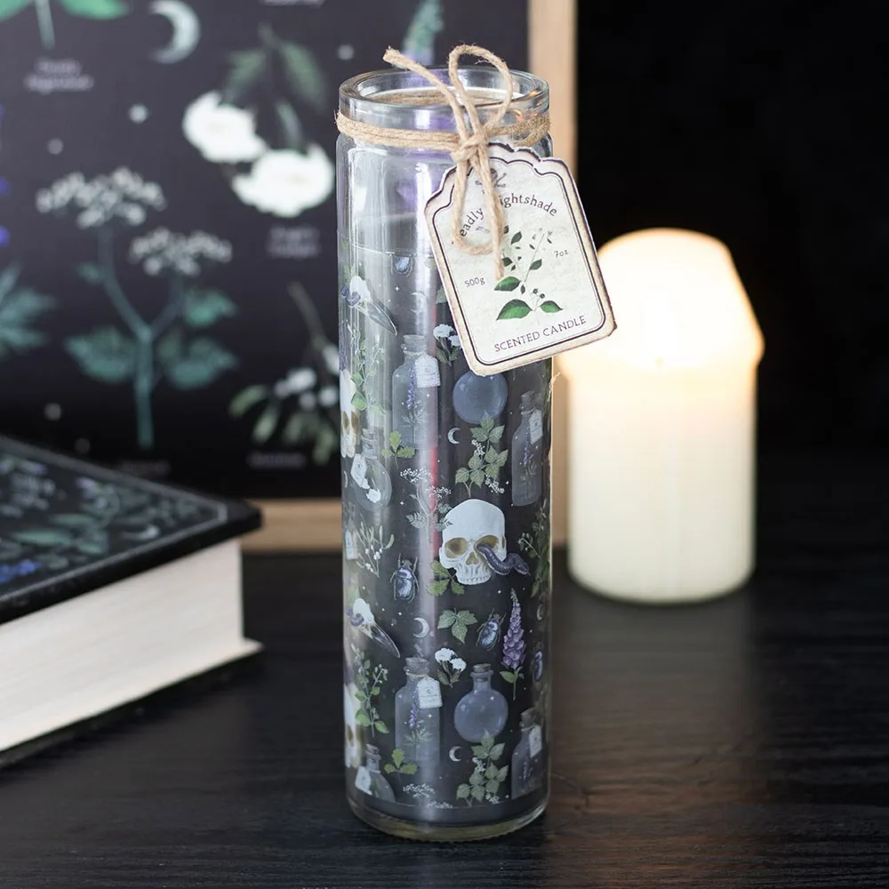Poisonous Plants Deadly Nightshade Tube Candle Poisonous Plants Deadly Nightshade Tube Candle