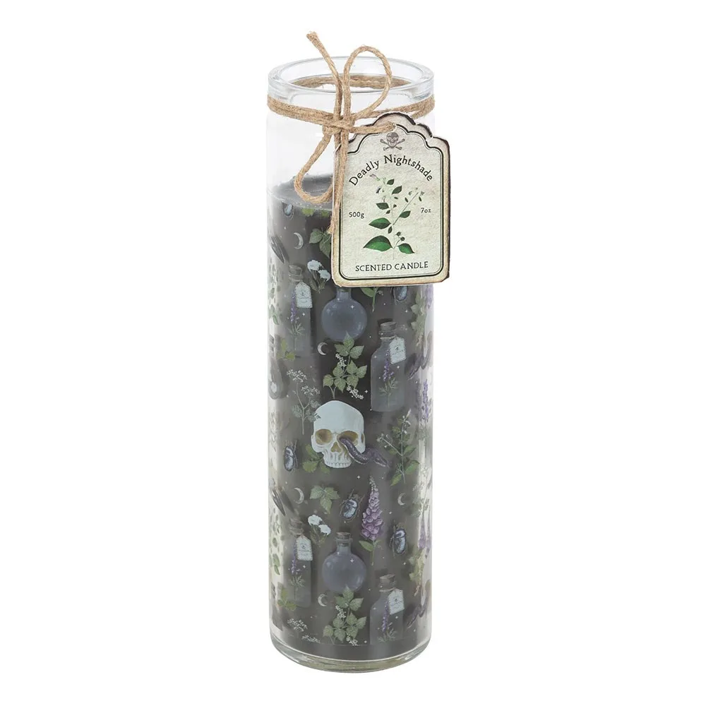 Poisonous Plants Deadly Nightshade Tube Candle - Image 2