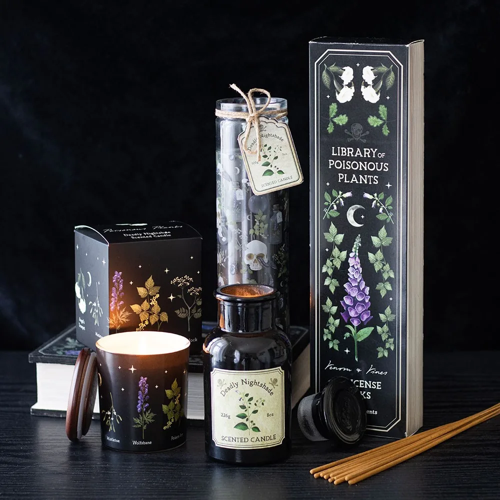 Poisonous Plants Deadly Nightshade Tube Candle - Image 5