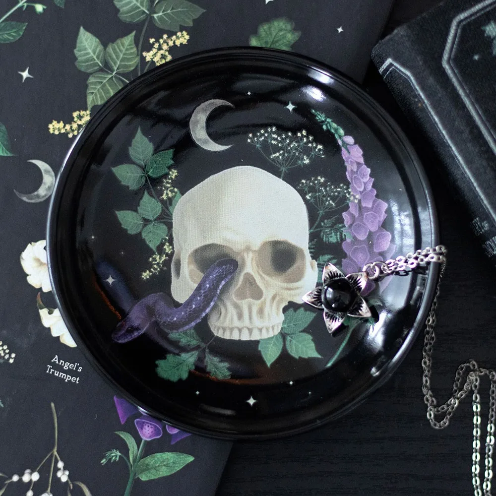 Venom & Vines Skull Trinket Dish Venom & Vines Skull Trinket Dish
