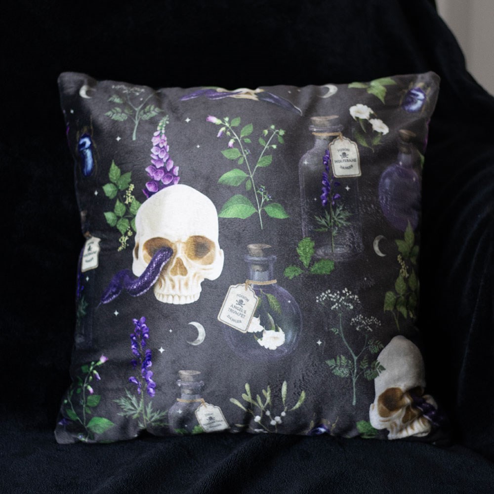 35cm Square Venom & Vines Print Cushion 35cm Square Venom & Vines Print Cushion