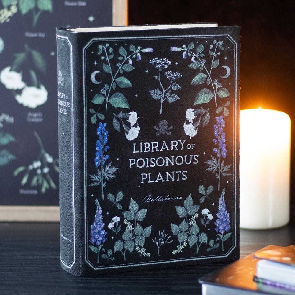 Library of Poisonous Plants Book Shaped Storage Box Library of Poisonous Plants Book Shaped Storage Box