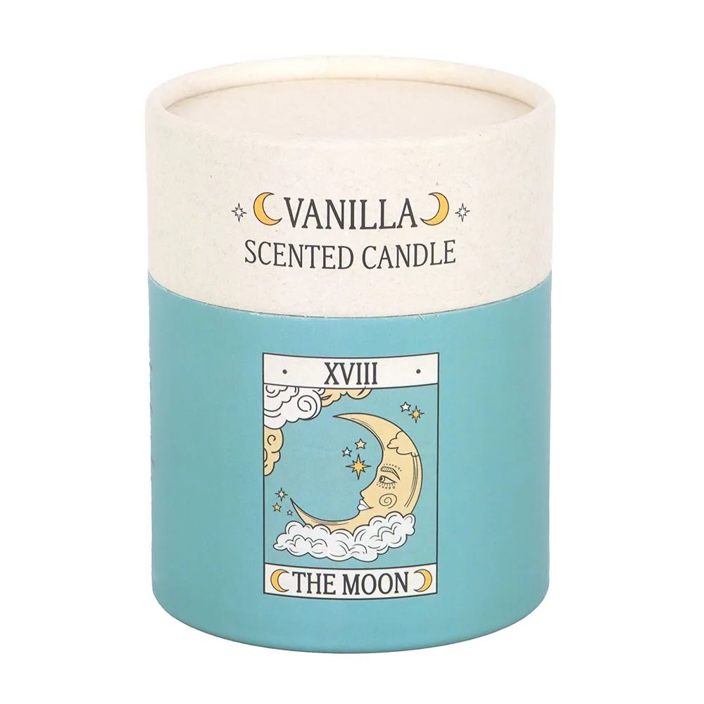 The Moon Vintage Tarot Vanilla Candle - Image 4