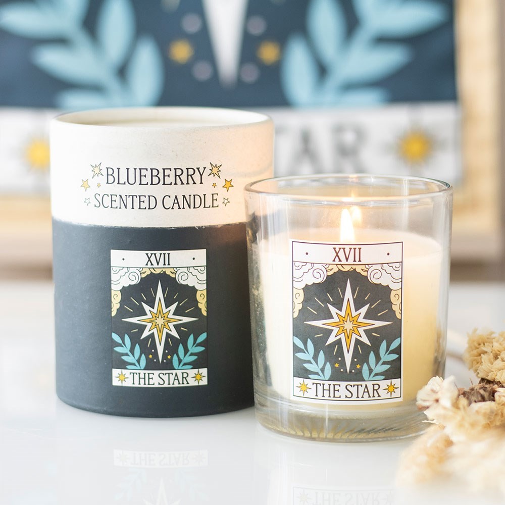 The Star Vintage Tarot Blueberry Candle The Star Vintage Tarot Blueberry Candle