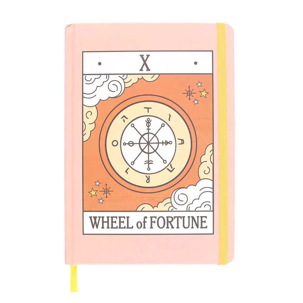 The Wheel of Fortune Vintage Tarot A5 Notebook - Image 2