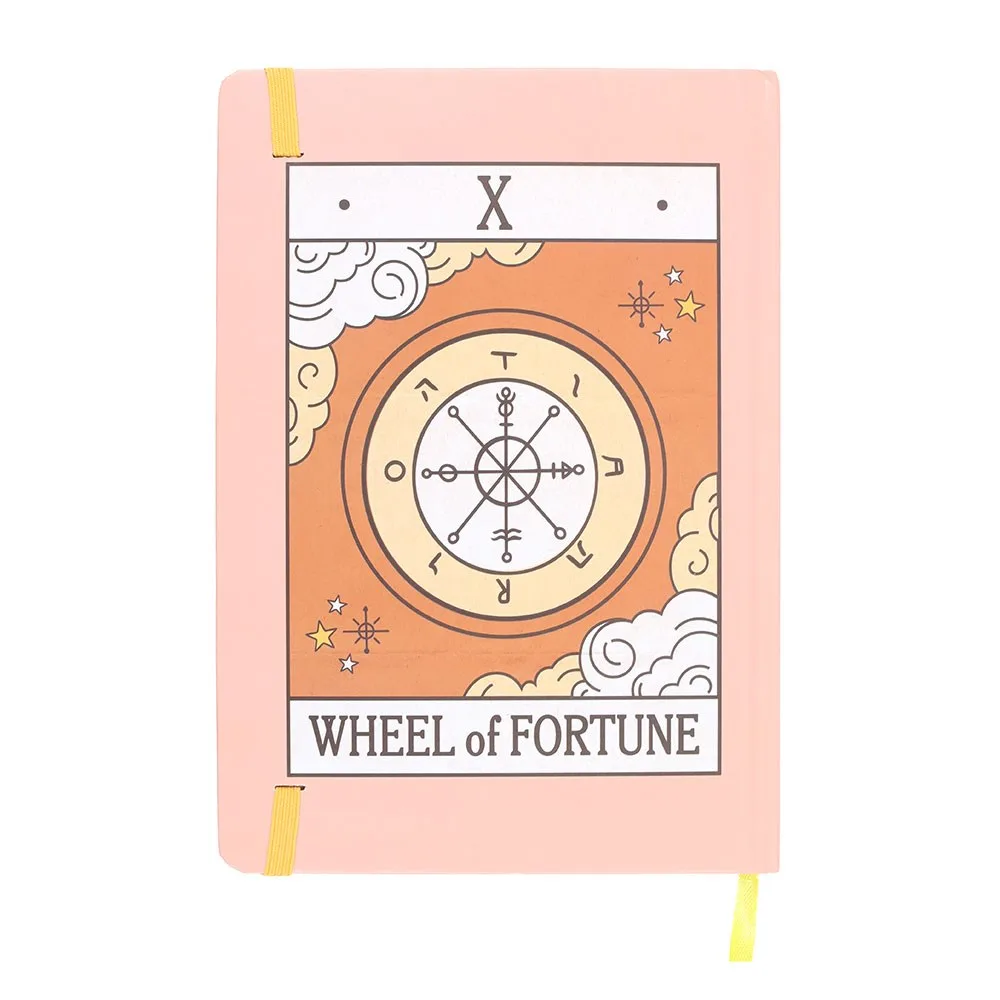 The Wheel of Fortune Vintage Tarot A5 Notebook - Image 3