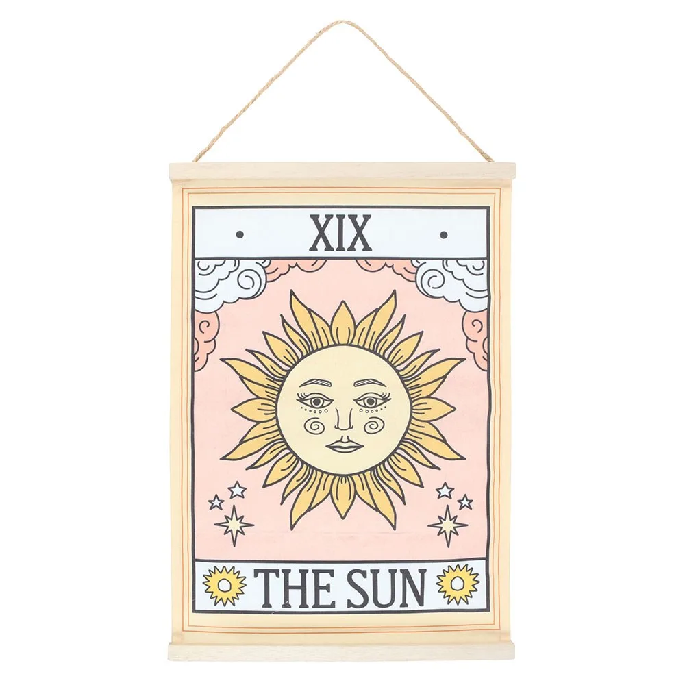 The Sun Vintage Tarot Wall Hanging, photo 2 of 4