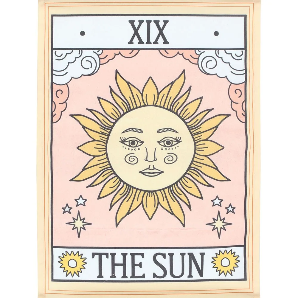 The Sun Vintage Tarot Wall Hanging, photo 3 of 4
