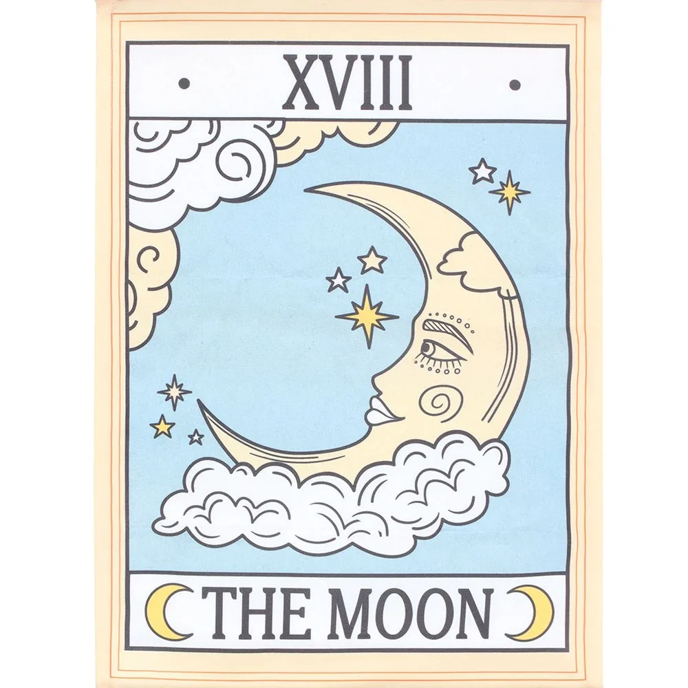 The Moon Vintage Tarot Wall Hanging, photo 3 of 4