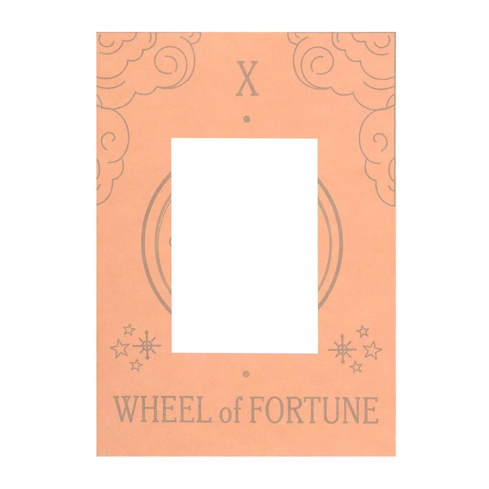 The Wheel of Fortune Vintage Tarot Necklace on Greeting Card - Image 5
