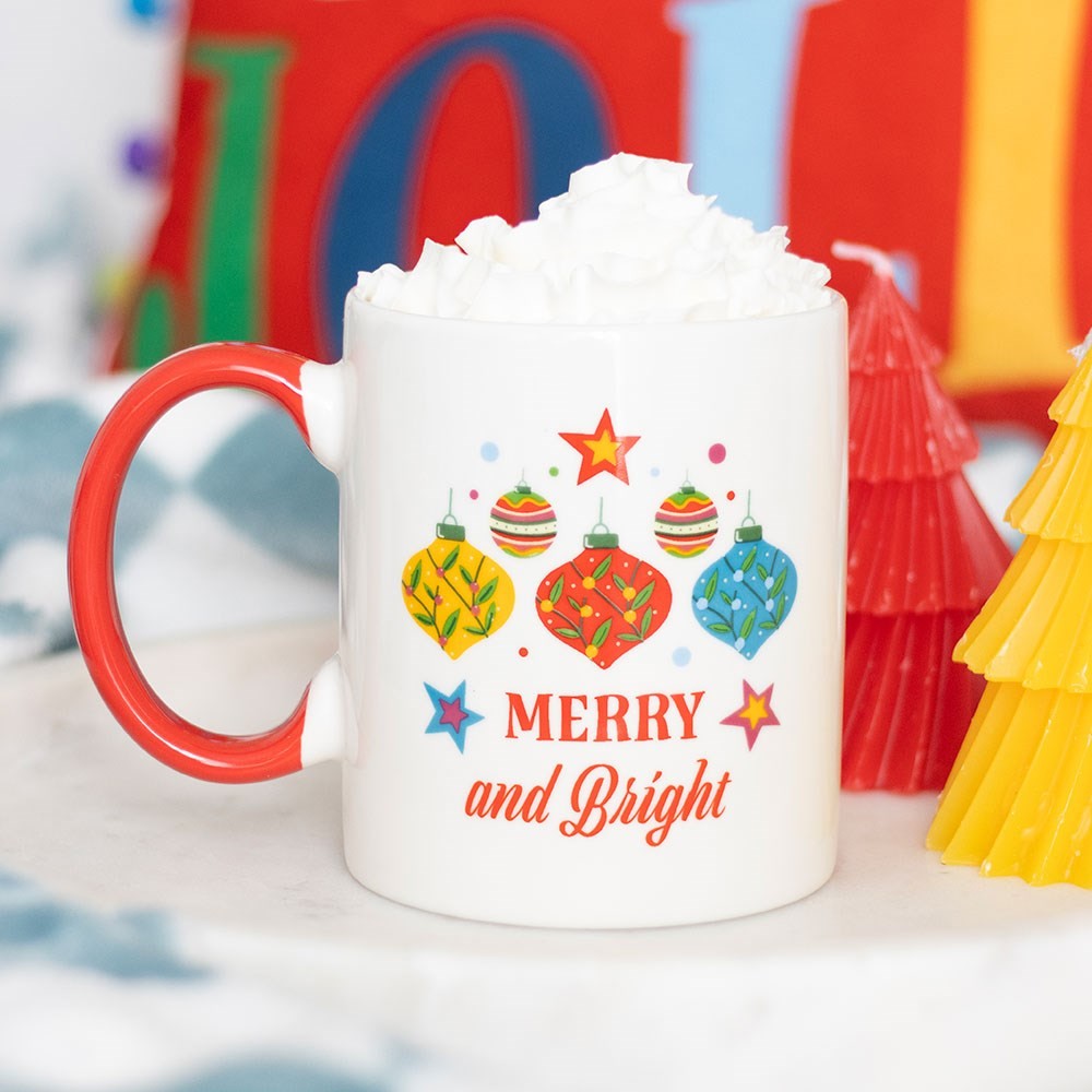 Merry and Bright Bauble Mug Merry and Bright Bauble Mug