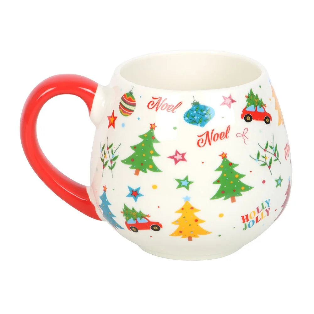Nostalgic Christmas Print Mug and Socks Set - Image 5