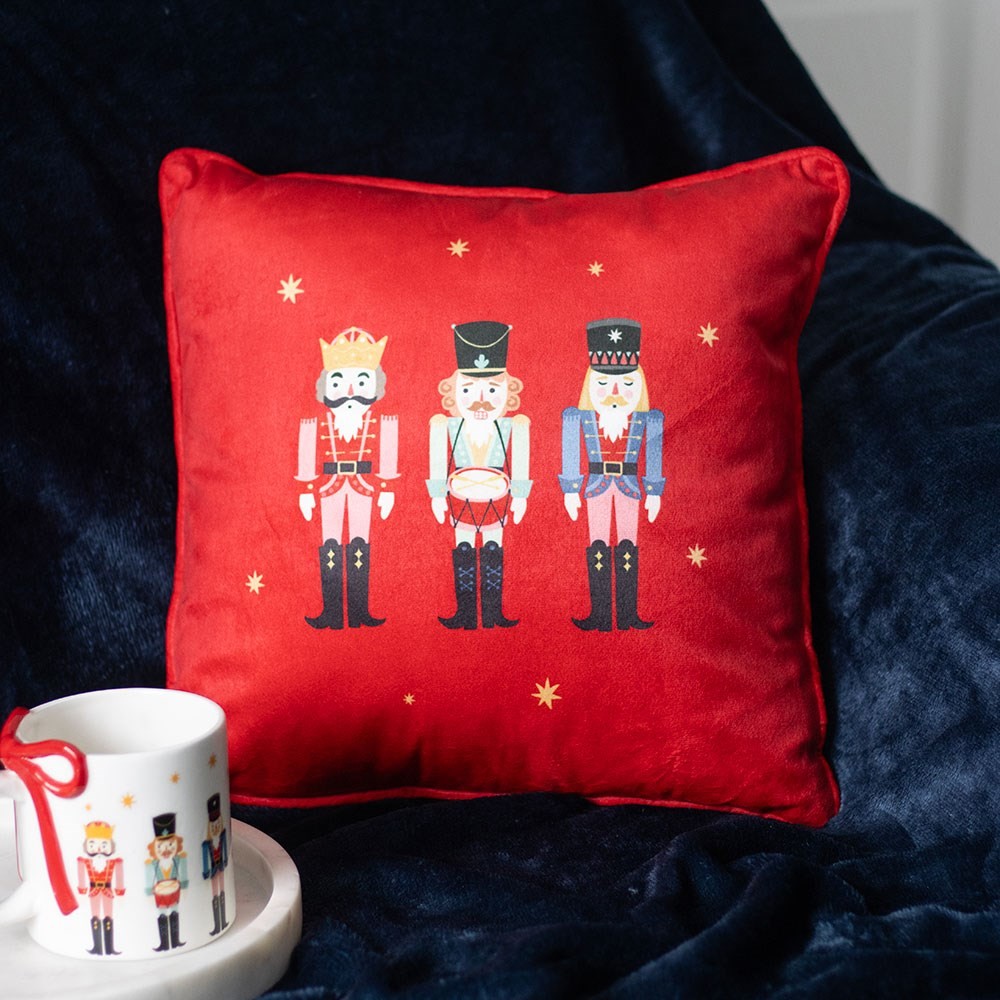 Square Nutcracker Cushion Square Nutcracker Cushion