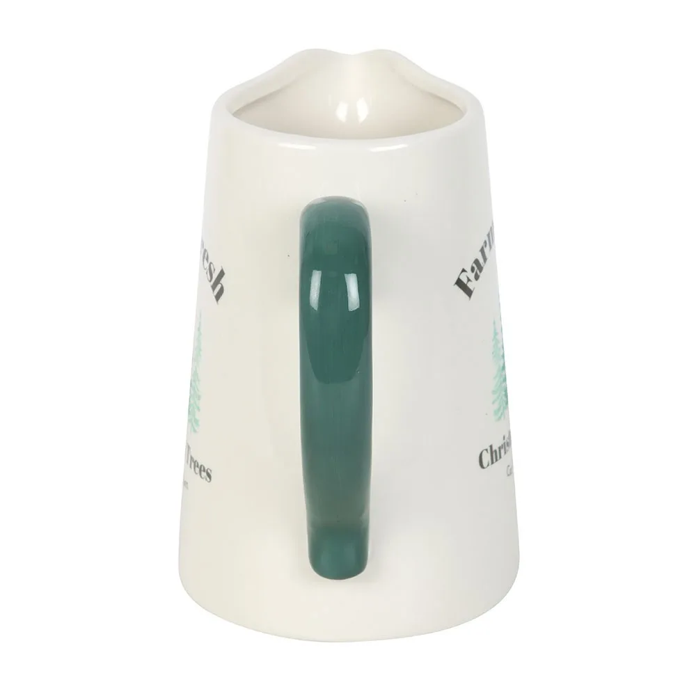 Farm Fresh Christmas Trees Ceramic Flower Jug - Image 3