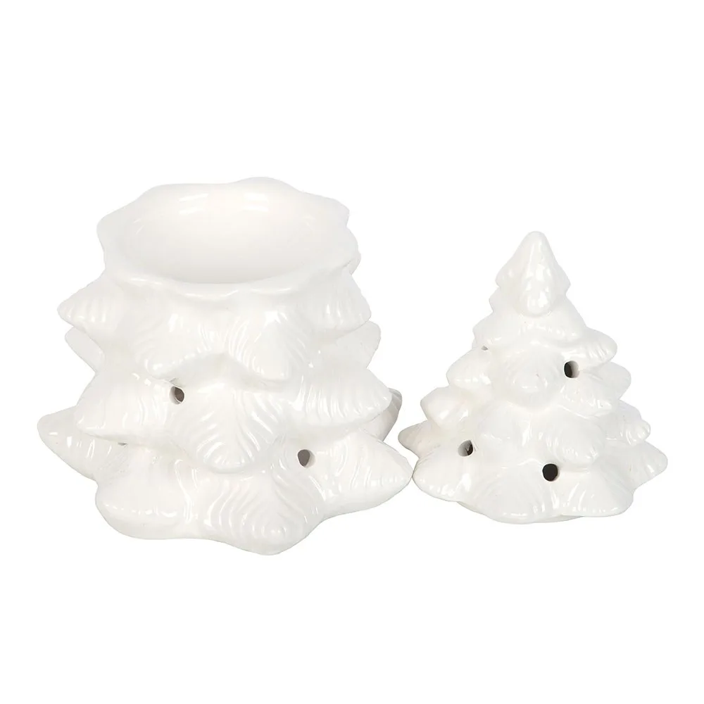 White Fir Tree Oil Burner and Wax Warmer, photo 3 of 6