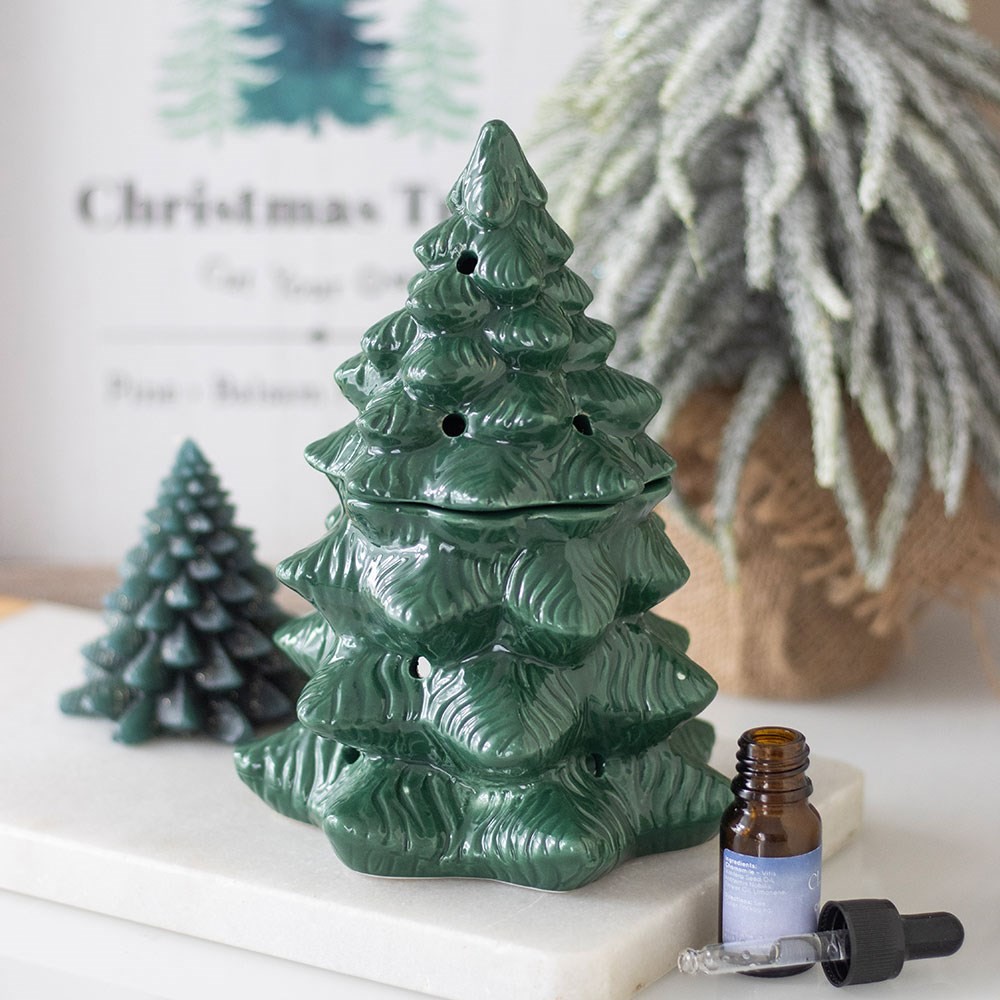 Green Fir Tree Oil Burner and Wax Warmer Green Fir Tree Oil Burner and Wax Warmer