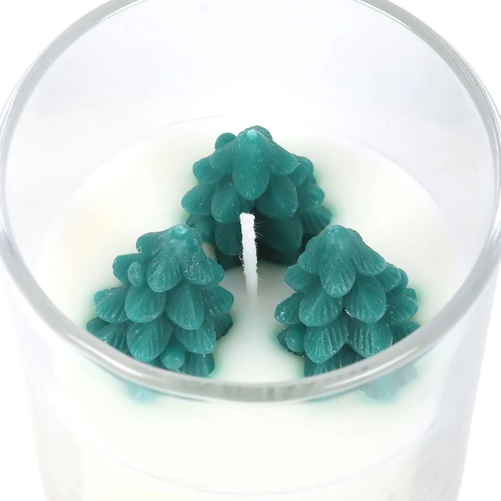 Winter Wonderland Candle with Tree Scene, photo 4 of 6