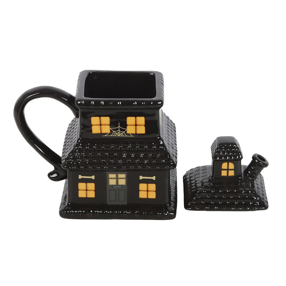 Black Haunted House Mug, photo 3 of 5