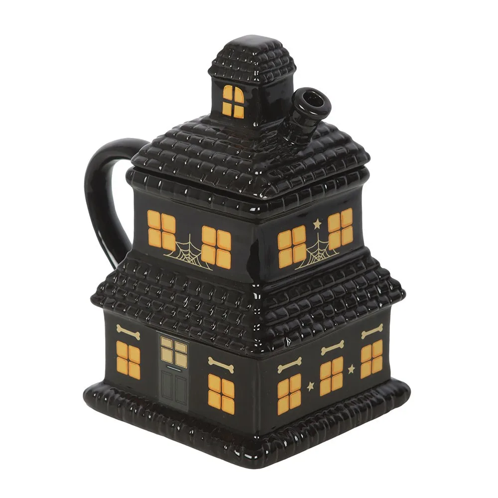Black Haunted House Mug, photo 4 of 5