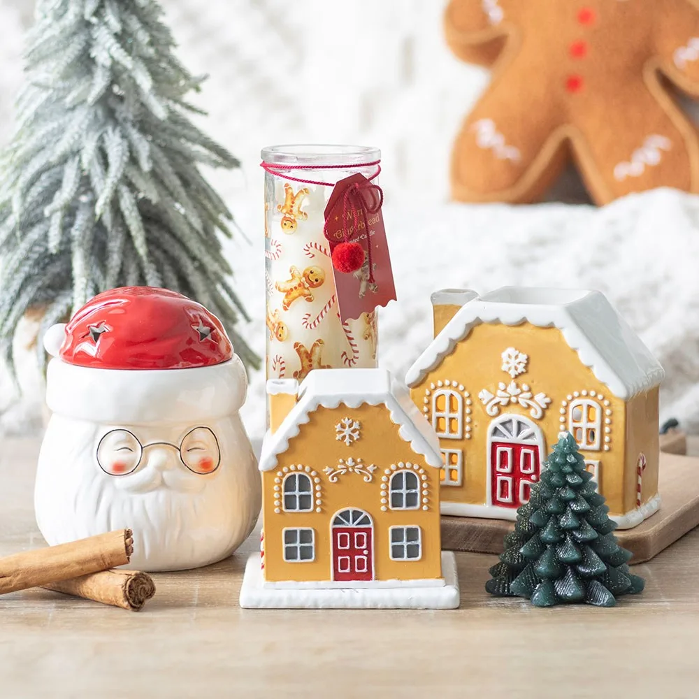 Candy Cane Warm Gingerbread Tube Candle - Image 5