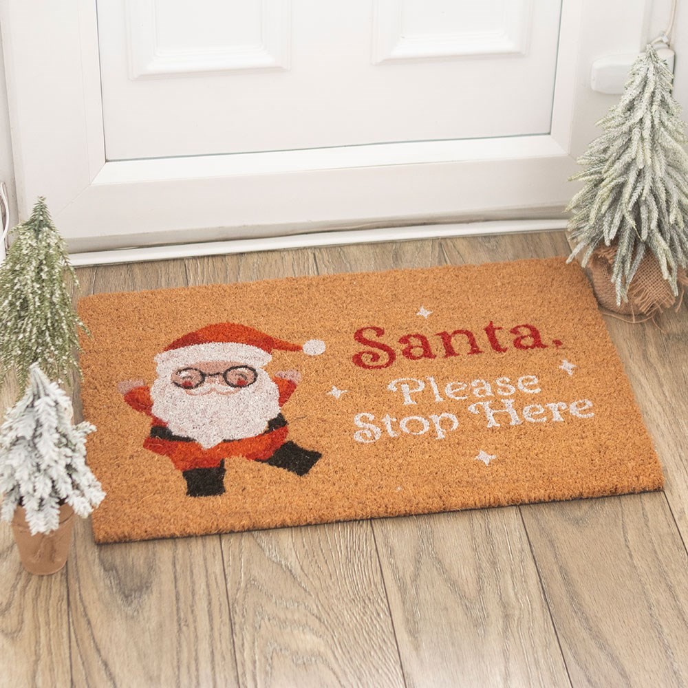 Natural Santa Claus Doormat