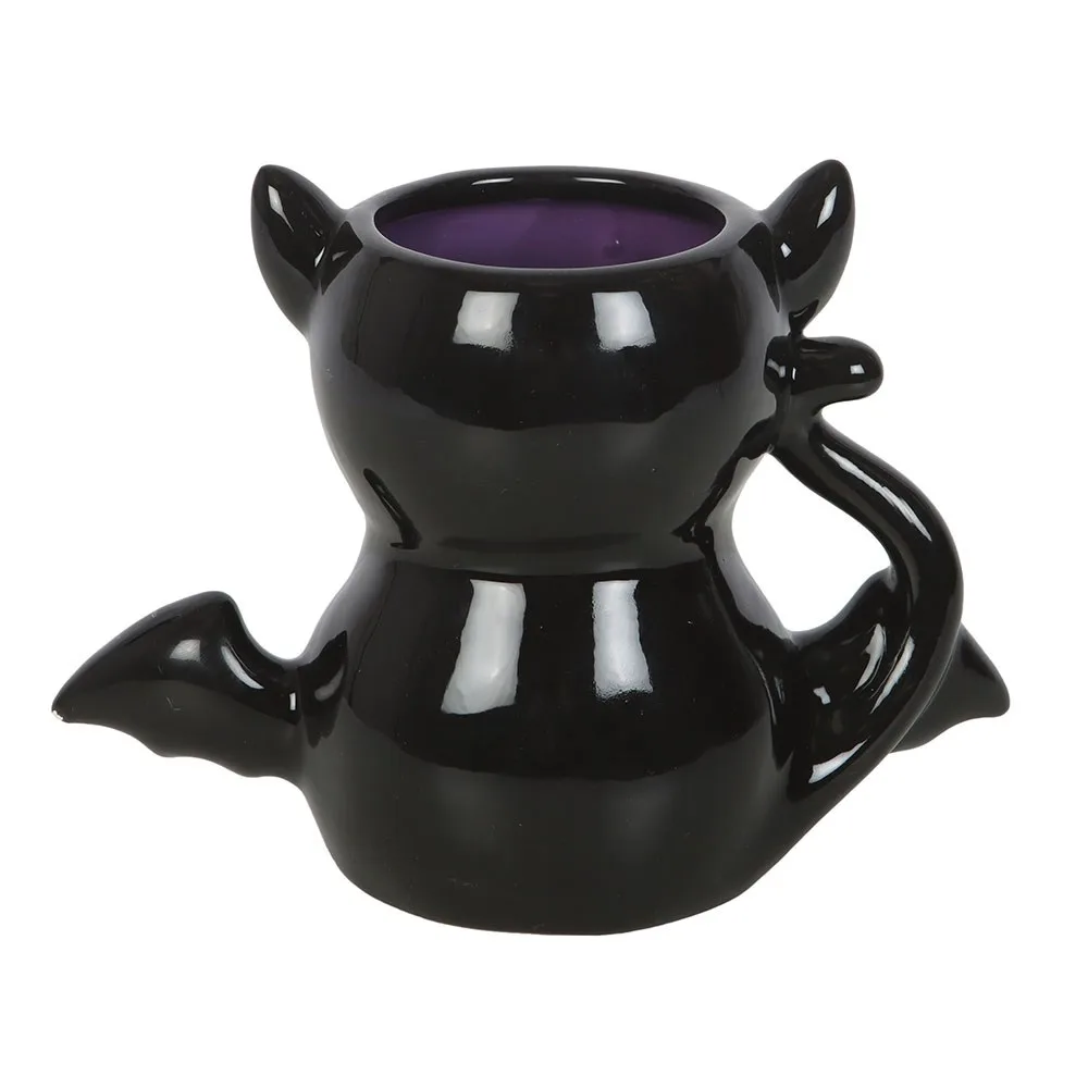 Cute and Creepy Bat Cat Mug, photo 4 of 5