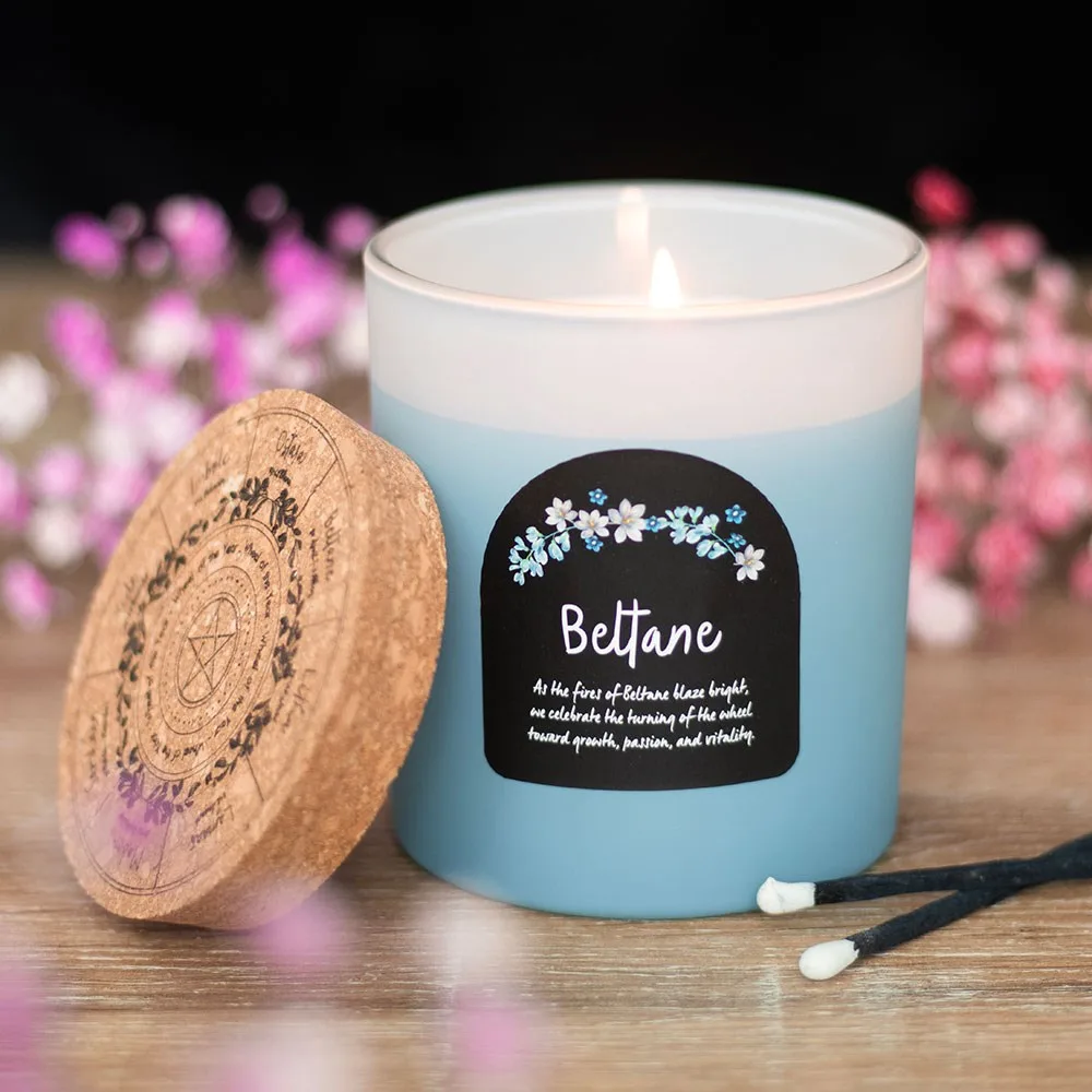 Beltane Orange Blossom Wheel of the Year Candle Beltane Orange Blossom Wheel of the Year Candle