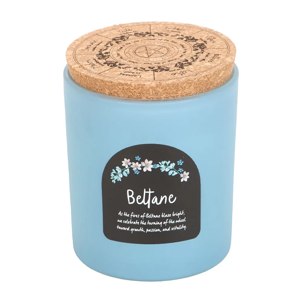 Beltane Orange Blossom Wheel of the Year Candle - Image 2