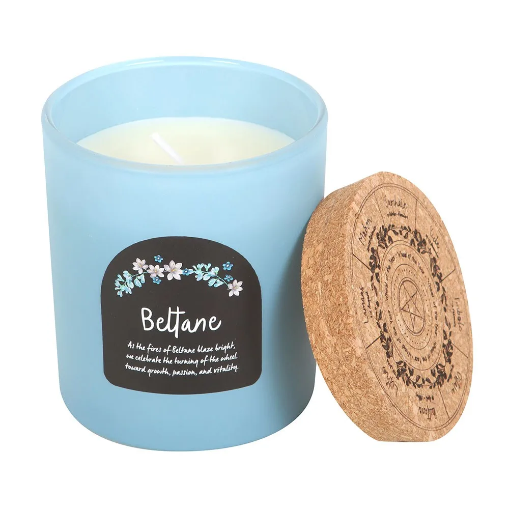 Beltane Orange Blossom Wheel of the Year Candle - Image 3