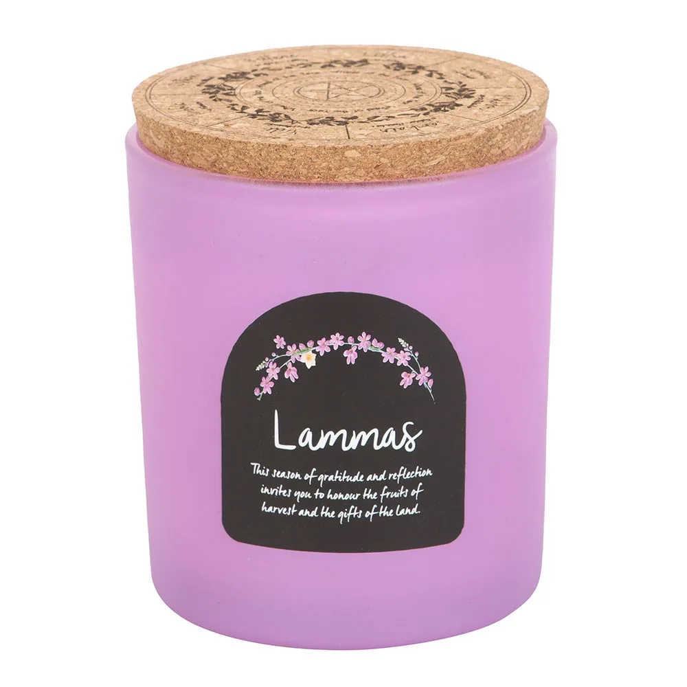 Lammas Cinnamon and Orange Wheel of the Year Candle - Image 2