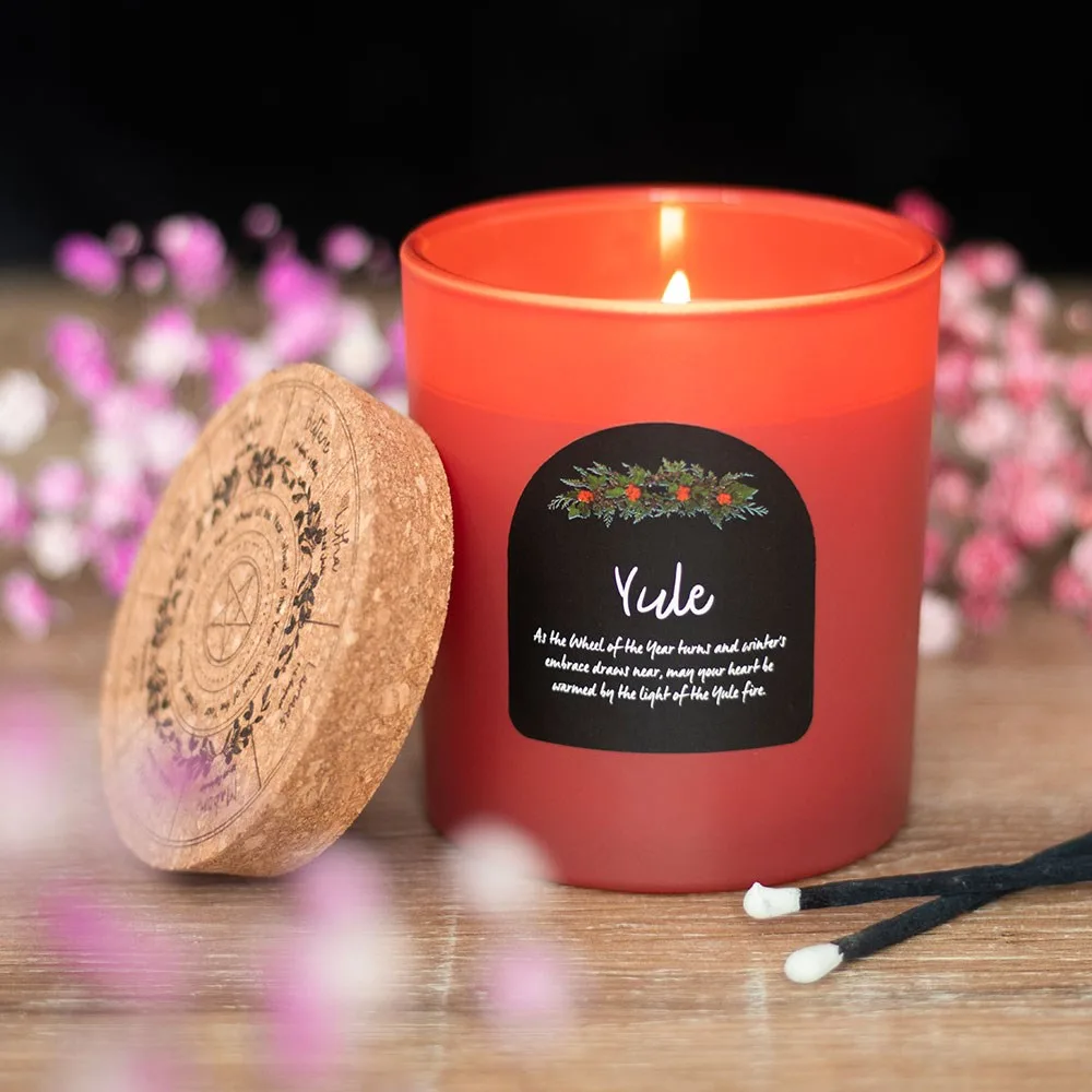 Yule Wintergreen Wheel of the Year Candle Yule Wintergreen Wheel of the Year Candle