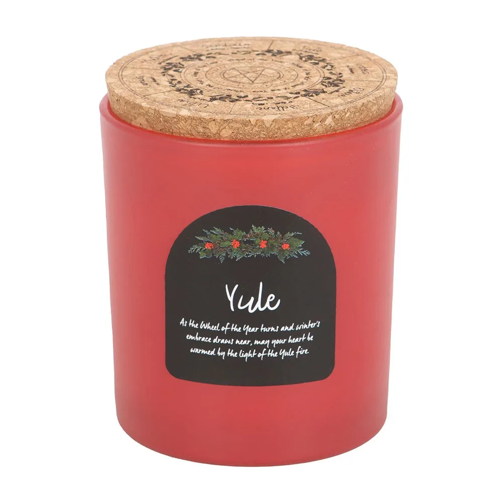 Yule Wintergreen Wheel of the Year Candle - Image 2