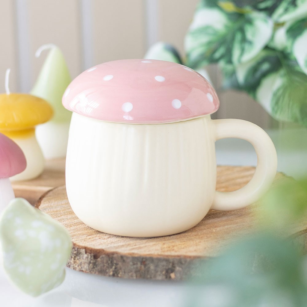 Pink Mushroom Mug Pink Mushroom Mug