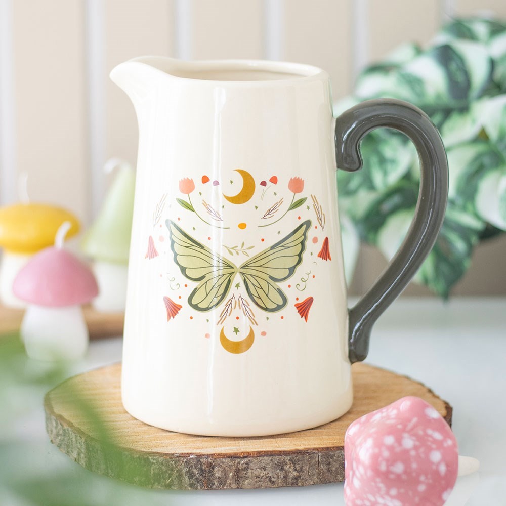 Fairy Wing Ceramic Flower Jug Fairy Wing Ceramic Flower Jug