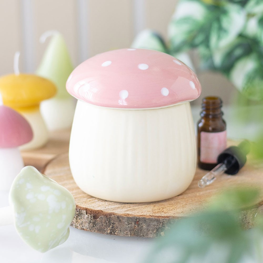 Pink Mushroom Oil Burner Pink Mushroom Oil Burner