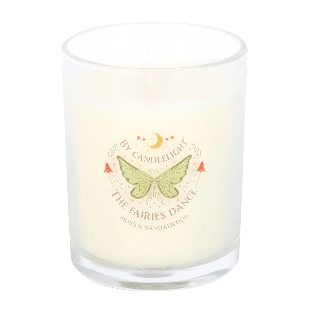 Fairy Wing Moss & Sandalwood Candle - Image 3